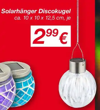 KiK Solarhänger Discokugel Angebot