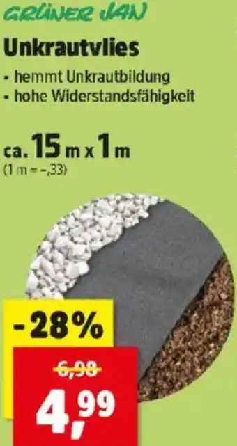 Thomas Philipps Unkrautvlies Angebot