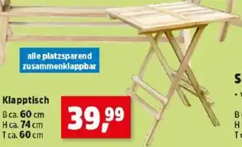 Thomas Philipps Klapptisch Angebot