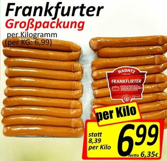 Wurstico Frankfurter Großpackung Angebot