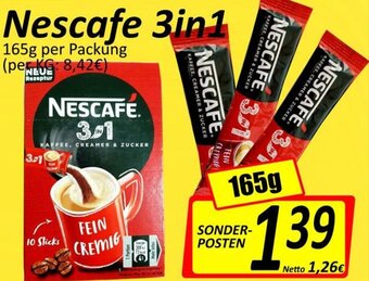 Wurstico Nescafe 3in1 165g Angebot