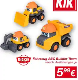 KiK Fahrzeug ABC Builder Team Angebot