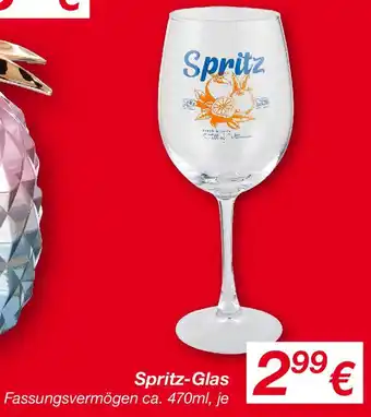 KiK Spritz-Glas Angebot