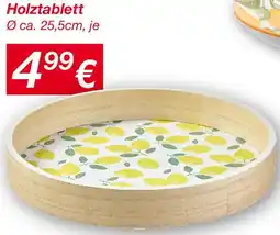 KiK Holztablett Angebot