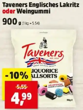 Thomas Philipps Taveners Englisches Lakritz oder Weingummi Angebot