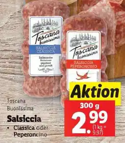 Lidl Toscana Buonissima Salsiccia Angebot