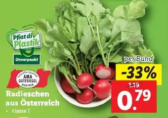 Lidl Radieschen aus Österreich Angebot