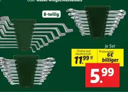Lidl Parkside Gabelschlüsselsatz Angebot