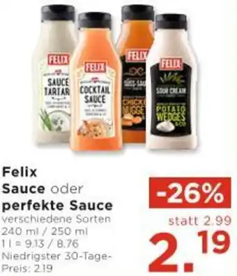 Unimarkt Felex sauce perfekte Angebot