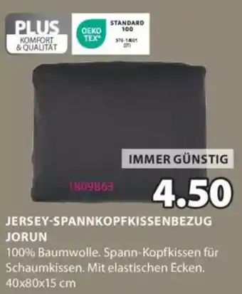 JYSK Jersey-spannkopfkissenbezug jorun Angebot