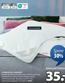 JYSK Leinendecke liaberget Angebot