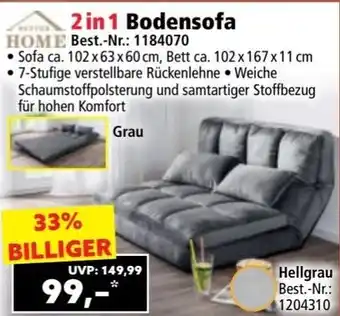 Norma Bodensofa Angebot