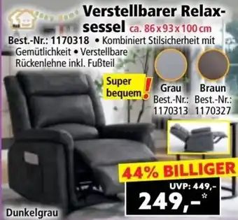 Norma Verstellbarer Relax- sessel Angebot