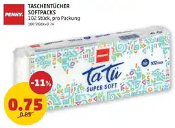 PENNY Taschentücher softpacks Angebot