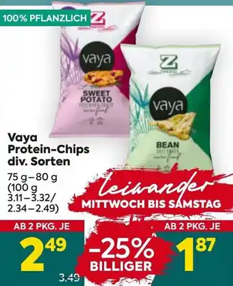 Billa Vaya Protein-Chips Angebot