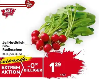 Billa Bio- Radieschen Angebot