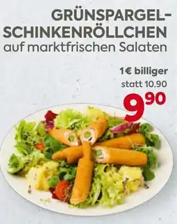 Billa Grünspargel- schinkenröllchen Angebot