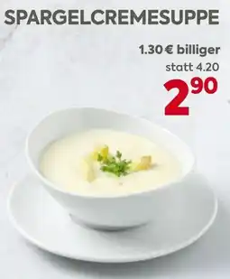 Billa Spargelcremesuppe Angebot