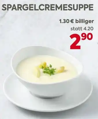 Billa Spargelcremesuppe Angebot