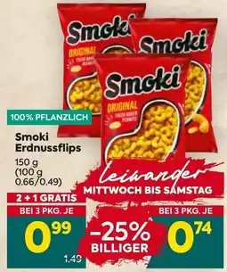 Billa Smoki Erdnussflips Angebot