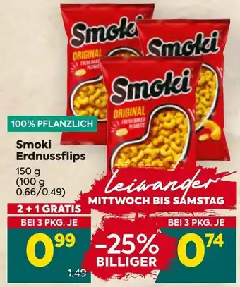 Billa Smoki Erdnussflips Angebot