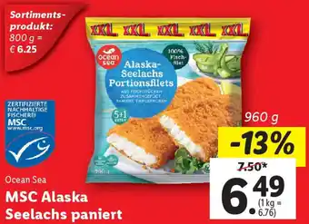 Lidl MSC Alaska Seelachs paniert Angebot