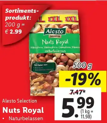 Lidl Nuts Royal Angebot
