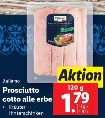 Lidl Prosciutto corto alle erbe Angebot