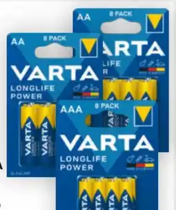 Billa Varta Batterien Longlife Power Angebot