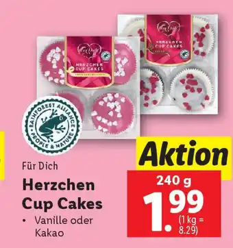 Lidl Herzchen cup cakes Angebot