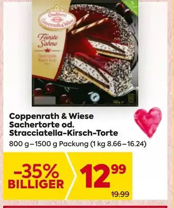 Billa Coppenrath & wiese sachertorte od. stracciatella-kirsch-torte Angebot