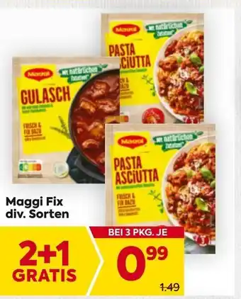Billa Maggi fix div. sorten Angebot
