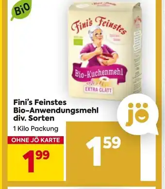 Billa Bio-anwendungsmehl div. sorten Angebot