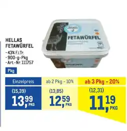 Metro Hellas fetawürfel Angebot