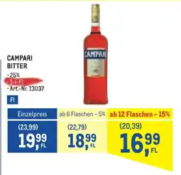 Metro Bitter Angebot