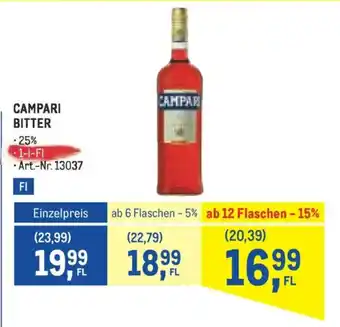 Metro Bitter Angebot