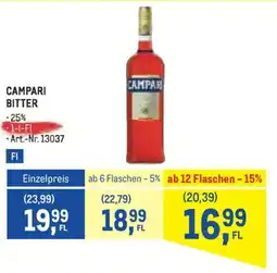 Metro Bitter Angebot