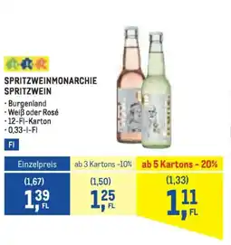 Metro Spritzweinmonarchie spritzwein Angebot