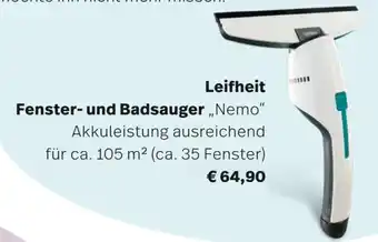 Interspar Leifheit Fenster-Badsauger Nemo Angebot