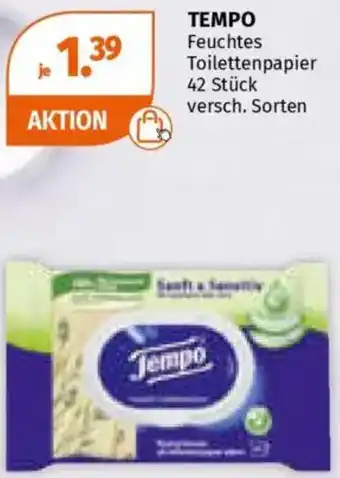 Müller TEMPO Feuchtes Toilettenpapier Angebot