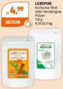 Müller Kurkuma Shot oder Gerstengras Pulver Angebot