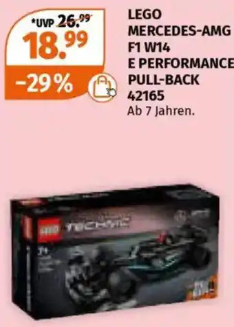 Müller Lego mercedes-amg f1 w14  e performance pull-back Angebot