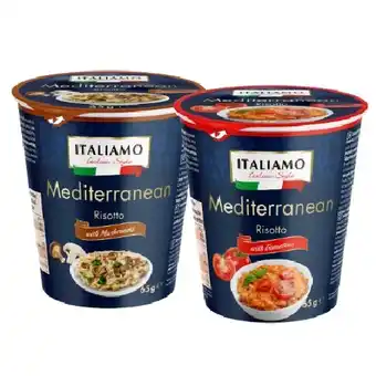 Lidl Mediterranes Risotto im Becher mit Pilzen oder Tomate Lidl Angebot
