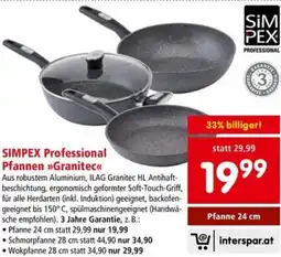 Interspar Simpex professional pfannen »granitec«< Angebot