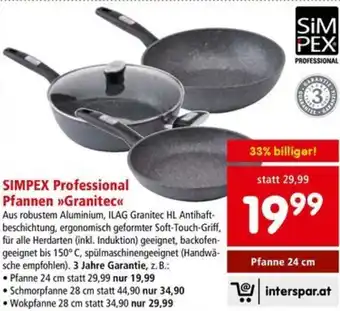 Interspar Simpex professional pfannen »granitec«< Angebot