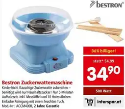 Interspar Bestron zuckerwattemaschine Angebot