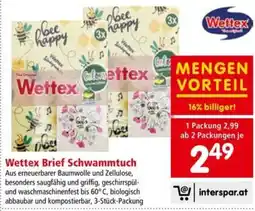 Interspar Wettex brief schwammtuch Angebot
