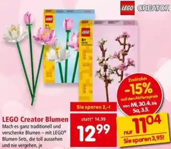 Interspar LEGO Creator Blumen Angebot