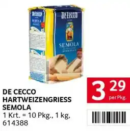 Transgourmet Hartweizengriess semola Angebot
