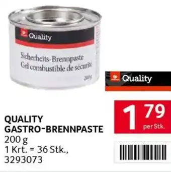 Transgourmet Gastro-brennpaste Angebot